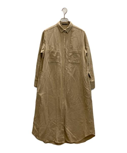DEUXIEME CLASSE（ドゥーズィエム クラス）DEUXIEME CLASSE (ドゥーズィエム クラス) PANシャツドレス ベージュ サイズ:表記なしの古着・服飾アイテム