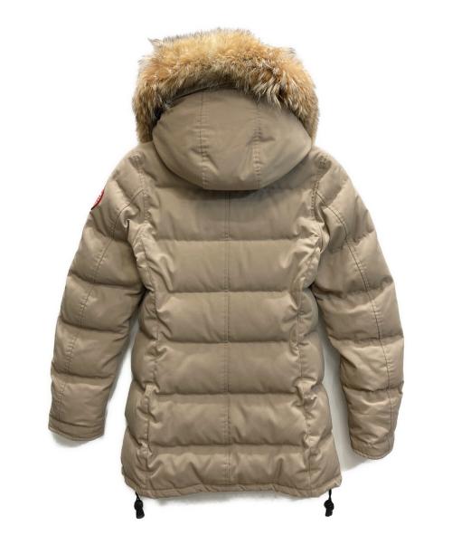 CANADA GOOSE（カナダグース）CANADA GOOSE (カナダグース) BELLEVILLE PARKA ダウンジャケット ベージュ サイズ:SIZE Sの古着・服飾アイテム