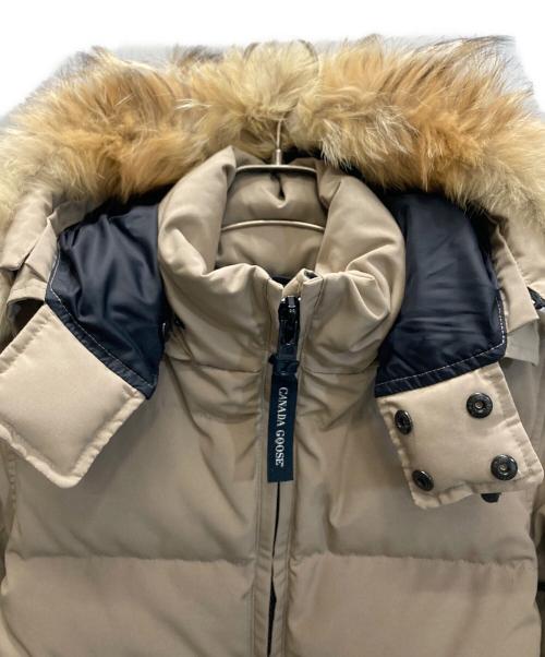 CANADA GOOSE（カナダグース）CANADA GOOSE (カナダグース) BELLEVILLE PARKA ダウンジャケット ベージュ サイズ:SIZE Sの古着・服飾アイテム