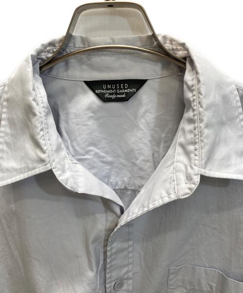UNUSED（アンユーズド）UNUSED (アンユーズド) サイドスリット シャツ ブルー サイズ:3の古着・服飾アイテム