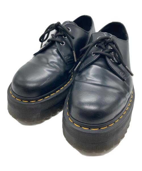 Dr.Martens（ドクターマーチン）Dr.Martens (ドクターマーチン) 1461QUAD 3ホールシューズ ブラック サイズ:27.5cmの古着・服飾アイテム