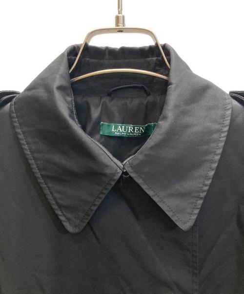 LAUREN RALPH LAUREN（ローレンラルフローレン）LAUREN RALPH LAUREN (ローレンラルフローレン) トレンチコート ブラック サイズ:Sの古着・服飾アイテム