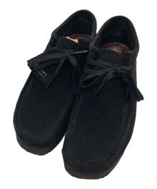 CLARKS（クラークス）の古着「ワラビー スウェードシューズ/Wallabee suede shoes」｜ブラック