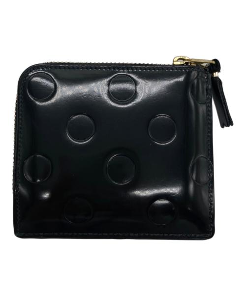 COMME des GARCONS（コムデギャルソン）COMME des GARCONS (コムデギャルソン) ドットエンボス L字型財布 ブラック サイズ:下記参照の古着・服飾アイテム
