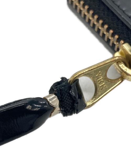 COMME des GARCONS（コムデギャルソン）COMME des GARCONS (コムデギャルソン) ドットエンボス L字型財布 ブラック サイズ:下記参照の古着・服飾アイテム