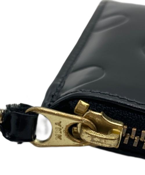 COMME des GARCONS（コムデギャルソン）COMME des GARCONS (コムデギャルソン) ドットエンボス L字型財布 ブラック サイズ:下記参照の古着・服飾アイテム