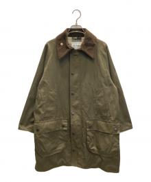 Barbour×JOURNAL STANDARD relume（バブアー×ジャーナルスタンダード レリューム）の古着「別注OS GAMEFAIR ノンワックスコート」｜オリーブ