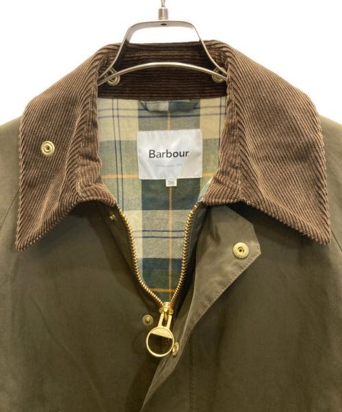 Barbour（バブアー）Barbour (バブアー) JOURNAL STANDARD relume (ジャーナルスタンダード レリューム) 別注OS GAMEFAIR ノンワックスコート オリーブ サイズ:36の古着・服飾アイテム