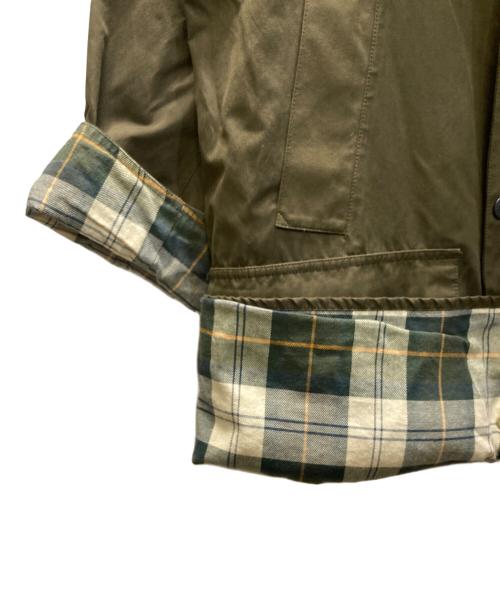 Barbour（バブアー）Barbour (バブアー) JOURNAL STANDARD relume (ジャーナルスタンダード レリューム) 別注OS GAMEFAIR ノンワックスコート オリーブ サイズ:36の古着・服飾アイテム