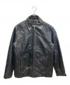 GEORGEジョージ）の古着「レザージャケット」｜ブラック