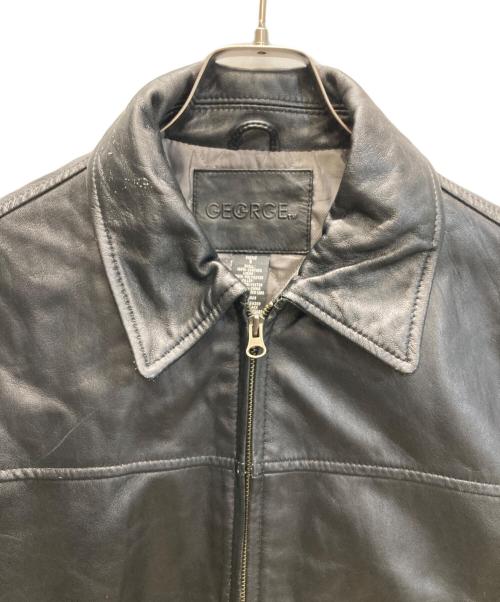 GEORGE（ジョージ）GEORGE (ジョージ) レザージャケット ブラック サイズ:Ｓの古着・服飾アイテム