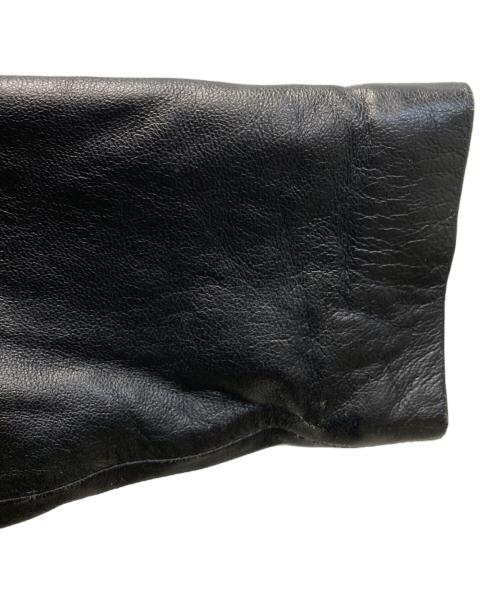 GEORGE（ジョージ）GEORGE (ジョージ) レザージャケット ブラック サイズ:Ｓの古着・服飾アイテム