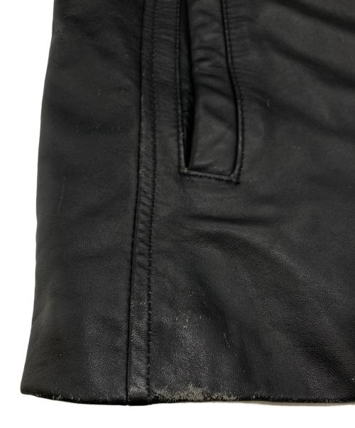 GEORGE（ジョージ）GEORGE (ジョージ) レザージャケット ブラック サイズ:Ｓの古着・服飾アイテム
