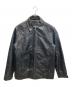 GEORGE（ジョージ）の古着「レザージャケット」｜ブラック