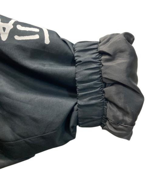 Jean-Michel Basquiat（ジャン ミシェル バスキア）JEAN-MICHEL BASQUIAT (ジャン ミシェル バスキア) MEMBERS ONLY (メンバーズオンリー) デュアルジップナイロンジャケット ブラック サイズ:ＸＬの古着・服飾アイテム