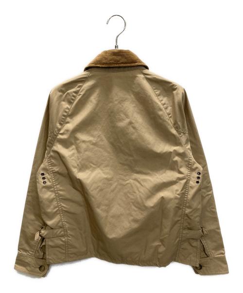 POLO RALPH LAUREN（ポロ・ラルフローレン）POLO RALPH LAUREN (ポロ・ラルフローレン) クロップド コットンブレンド ユーティリティ ジャケット ベージュ サイズ:SIZE XSの古着・服飾アイテム