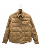 Crecent Down Worksクレセントダウンワ－クス）の古着「ダウンシャツジャケット/ down shirt jacket」｜ベージュ