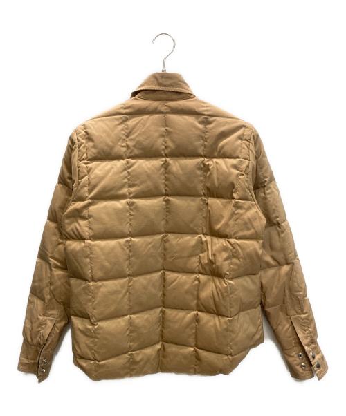 Crecent Down Works（クレセントダウンワ－クス）Crecent Down Works (クレセントダウンワ－クス) ダウンシャツジャケット/ down shirt jacket ベージュ サイズ:S(US 2)の古着・服飾アイテム