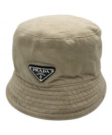 PRADA（プラダ）の古着「Re-Nylon バケットハット」｜ベージュ