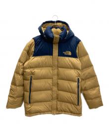 THE NORTH FACE（ザ ノース フェイス）の古着「ヌプシ リッジ ダウンジャケット」｜ブラウン×ネイビー