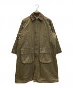Barbour×BEAMS BOYバブアー×ビームスボーイ）の古着「Balvenie Long Jacket バルベニー ロング ジャケット」｜カーキ