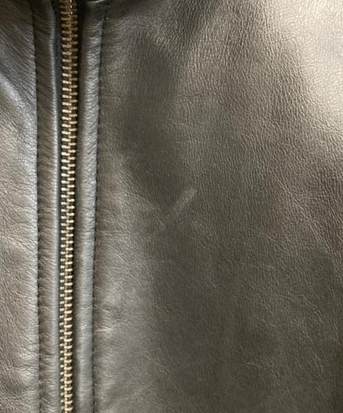 GAP（ギャップ）GAP (ギャップ) フルジップレザージャケット ブラック サイズ:SIZE Mの古着・服飾アイテム