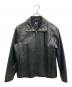 GAP（ギャップ）の古着「フルジップレザージャケット」｜ブラック