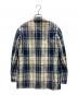 LARDINI (ラルディーニ) リネンシルク3B段返りジャケット アイボリー×ブルー サイズ:46：15000円