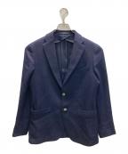 TAGLIATOREタリアトーレ）の古着「ソフトヘリンボン 2Bシングルメタルボタンジャケット」｜ネイビー