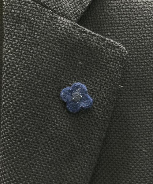 LARDINI（ラルディーニ）LARDINI (ラルディーニ) ウール 段返り3B テーラードジャケット ネイビー サイズ:SIZE 48の古着・服飾アイテム