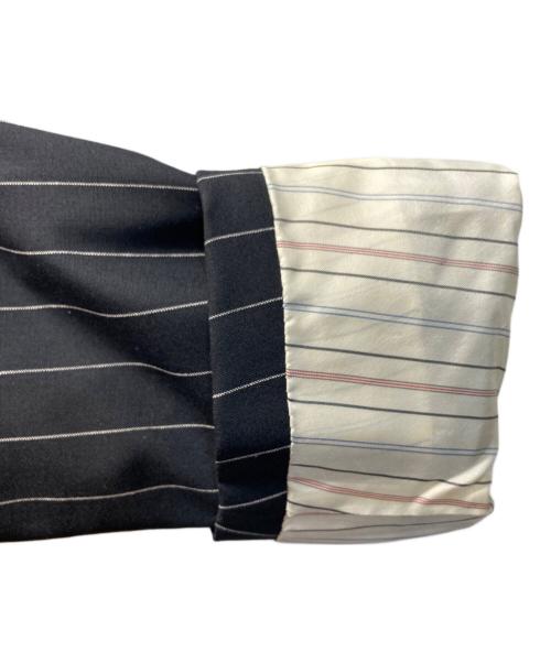 POLO RALPH LAUREN（ポロ・ラルフローレン）POLO RALPH LAUREN (ポロ・ラルフローレン) ストライプジャケット ブラック サイズ:SIZE W84-T170 AB5の古着・服飾アイテム