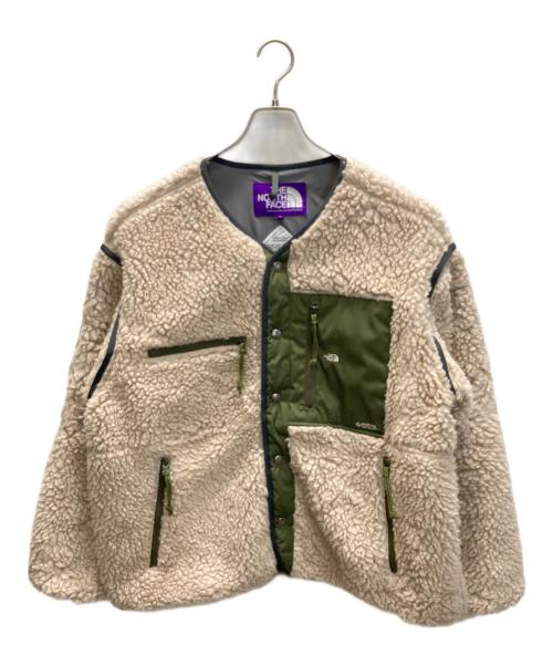 THE NORTHFACE PURPLELABEL（ザ・ノースフェイス パープルレーベル）THE NORTHFACE PURPLELABEL (ザ・ノースフェイス パープルレーベル) Wool Boa Fleece Field Jacket ベージュ サイズ:Mの古着・服飾アイテム