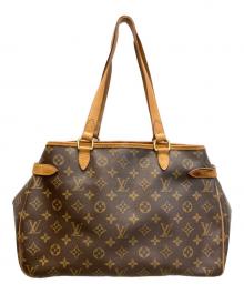 LOUIS VUITTON（ルイ ヴィトン）の古着「バティニョール オリゾンタル ショルダートートバッグ」｜ブラウン