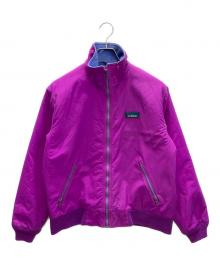 L.L.Bean（エルエルビーン マウンテンパーカー）の古着「Warm up jacket ウォームアップジャケット」｜パープル×ブルー