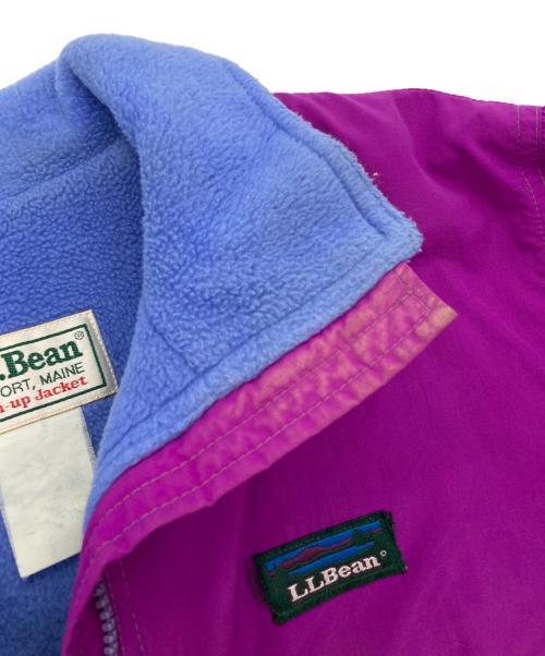 L.L.Bean（エルエルビーン）L.L.Bean (エルエルビーン) Warm up jacket ウォームアップジャケット パープル×ブルー サイズ:不明の古着・服飾アイテム