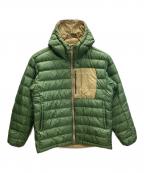 mont-bellモンベル）の古着「コロラドパーカ リバーシブル ダウンジャケット」｜ベージュ