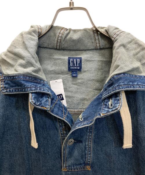 GAP（ギャップ）GAP (ギャップ) 復刻デニムアノラックパーカー インディゴ サイズ:S 未使用品の古着・服飾アイテム