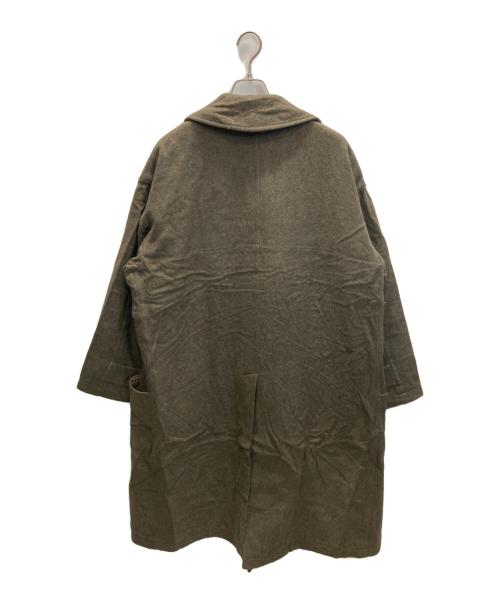 IROQUOIS（イロコイ）IROQUOIS (イロコイ) ダブルロングコート ブラウン サイズ:SIZE 2の古着・服飾アイテム