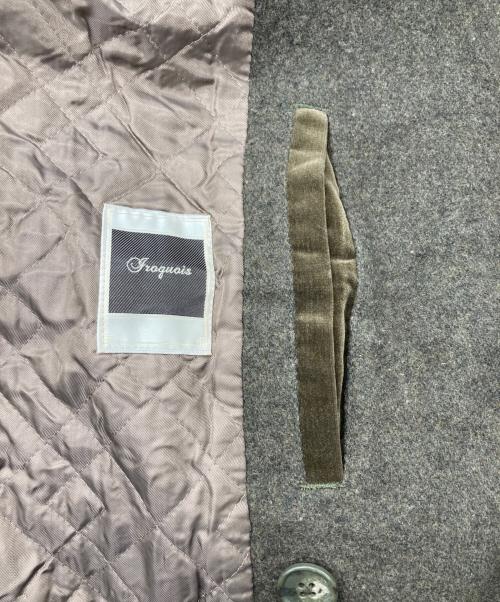 IROQUOIS（イロコイ）IROQUOIS (イロコイ) ダブルロングコート ブラウン サイズ:SIZE 2の古着・服飾アイテム