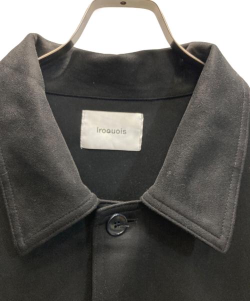 IROQUOIS（イロコイ）IROQUOIS (イロコイ) TECH KNIT SUEDE BIG BZ ブラック サイズ:2の古着・服飾アイテム