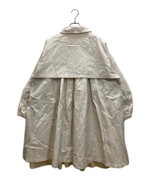 HeRIN.CYE（ヘリンドットサイ）HeRIN.CYE (ヘリンドットサイ) A line coach JK ホワイト サイズ:Freeの古着・服飾アイテム