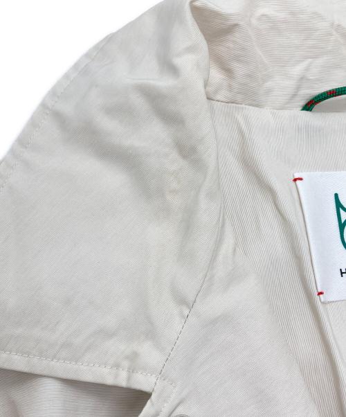 HeRIN.CYE（ヘリンドットサイ）HeRIN.CYE (ヘリンドットサイ) A line coach JK ホワイト サイズ:Freeの古着・服飾アイテム