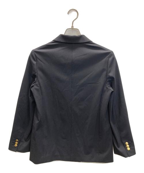 Spick and Span（スピックアンドスパン）Spick and Span (スピックアンドスパン) プレーンウィーブダブルブレストジャケット ネイビー サイズ:SIZE 36 未使用品の古着・服飾アイテム