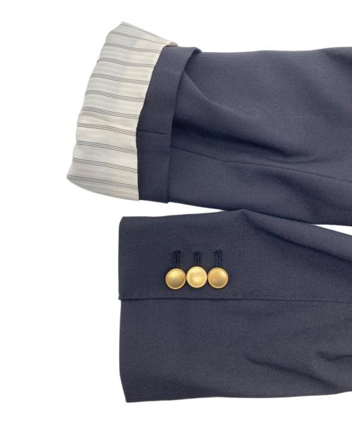 Spick and Span（スピックアンドスパン）Spick and Span (スピックアンドスパン) プレーンウィーブダブルブレストジャケット ネイビー サイズ:SIZE 36 未使用品の古着・服飾アイテム