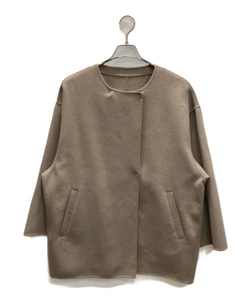 SLOBE IENA（スローブ イエナ）SLOBE IENA (スローブ イエナ) HAMILTONダブルフェイスウールショートコクーンコート ベージュ サイズ:記載なしの古着・服飾アイテム