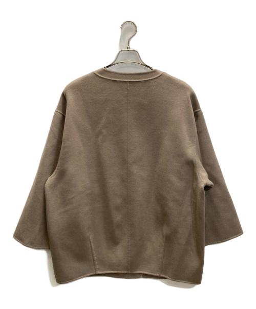 SLOBE IENA（スローブ イエナ）SLOBE IENA (スローブ イエナ) HAMILTONダブルフェイスウールショートコクーンコート ベージュ サイズ:記載なしの古着・服飾アイテム