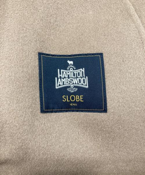 SLOBE IENA（スローブ イエナ）SLOBE IENA (スローブ イエナ) HAMILTONダブルフェイスウールショートコクーンコート ベージュ サイズ:記載なしの古着・服飾アイテム