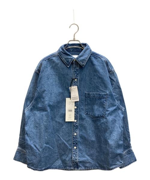 upper hights（アッパーハイツ）upper hights (アッパーハイツ) THE SENSE デニムシャツ インディゴ サイズ:SIZE1 未使用品の古着・服飾アイテム