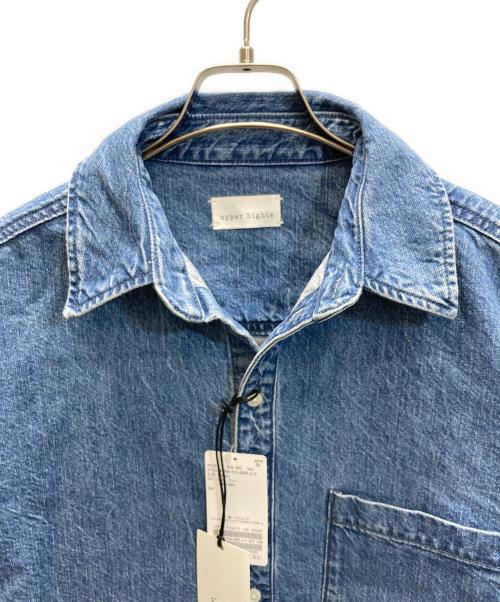 upper hights（アッパーハイツ）upper hights (アッパーハイツ) THE SENSE デニムシャツ インディゴ サイズ:SIZE1 未使用品の古着・服飾アイテム