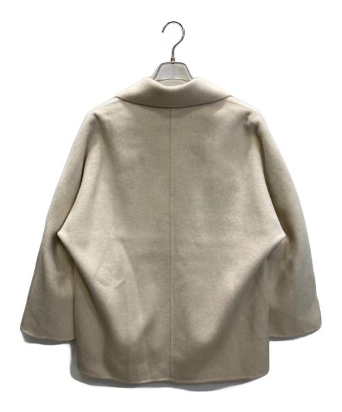 Noble（ノーブル）Noble (ノーブル) キャメルミックスリバージップコート アイボリー サイズ:SIZE 38 未使用品の古着・服飾アイテム